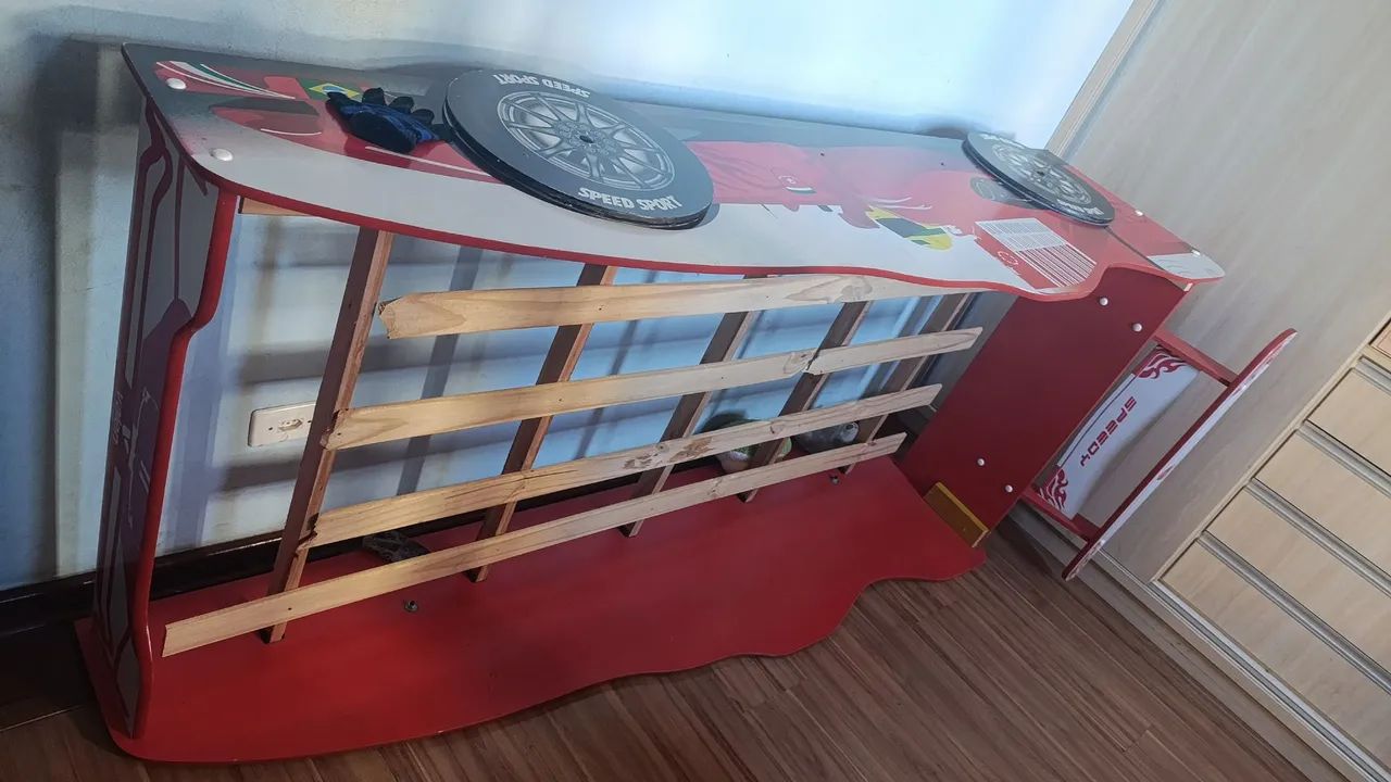Cama carrinho  sem colchão  - Foto 2