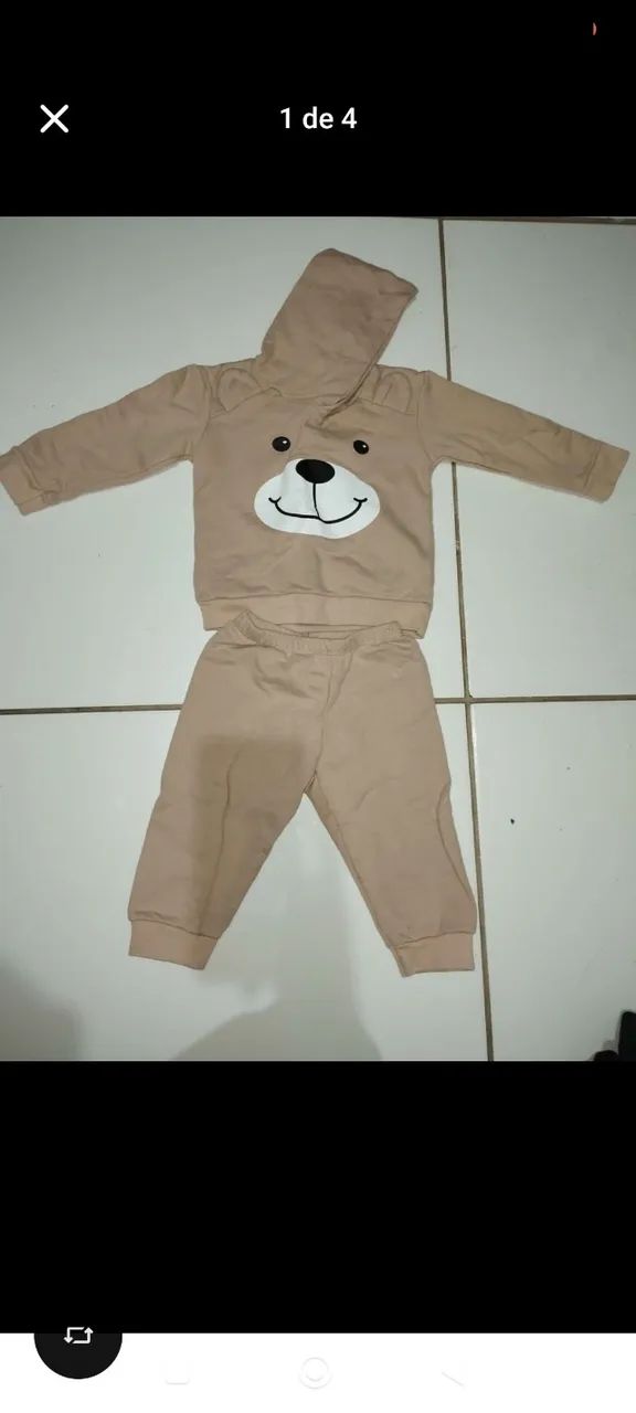 Moletom de bebê novo