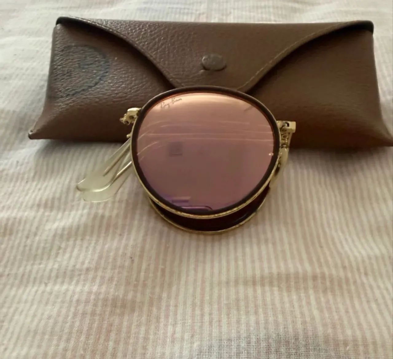 Óculos Ray Ban dobrável  - Foto 4