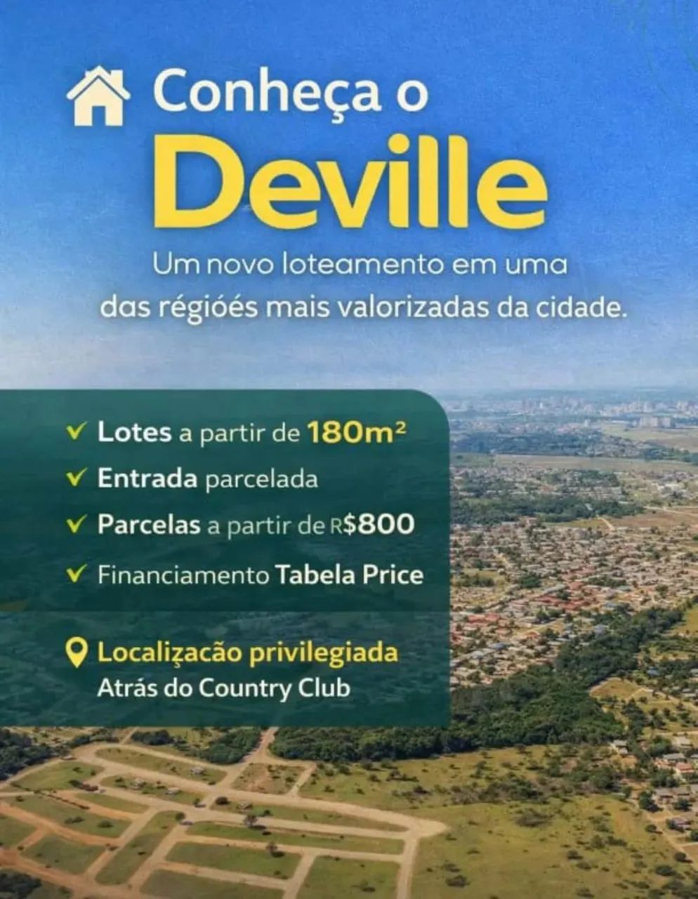 Setor Deville  Região Da Chácara São Pedro , Lotes De 180 A 880 M²