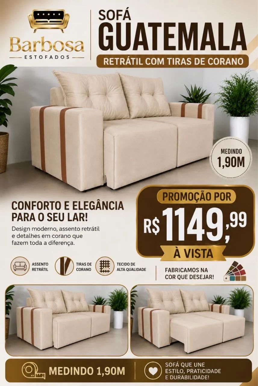 SOFÁ RETRÁTIL  - Foto 2