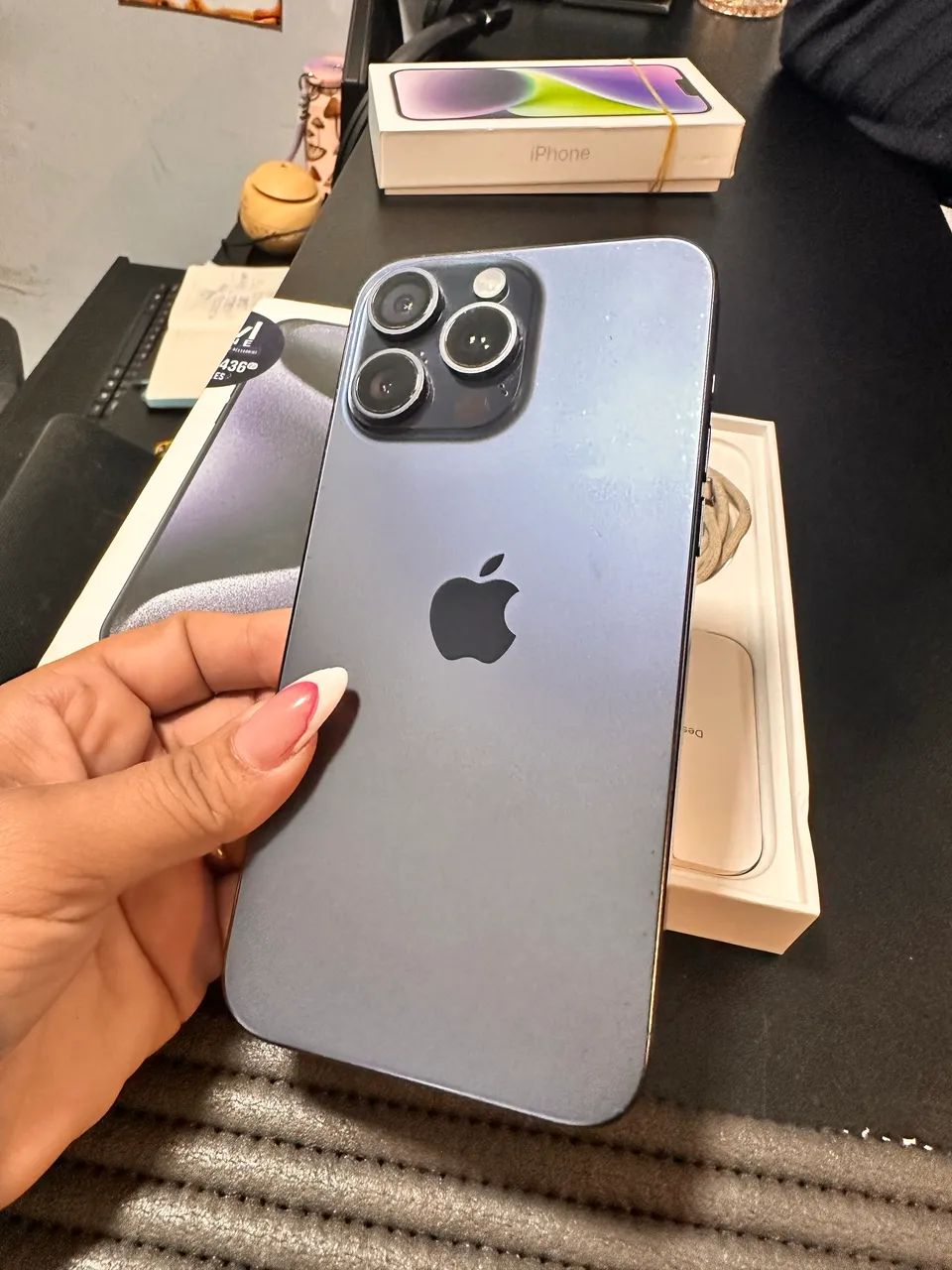 iphone 15 pro Max 256gb lindoo _tomphone - Celulares e Smartphones