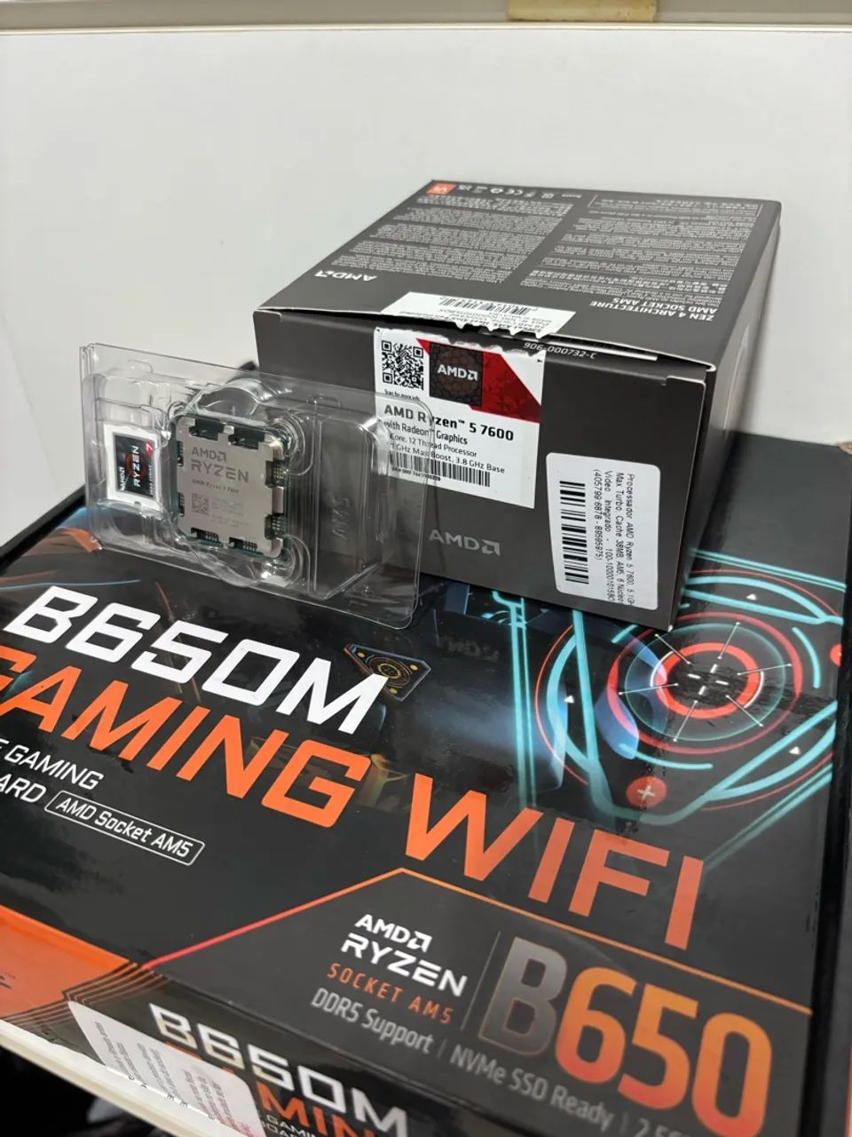 Ryzen 5 7600 + B650m DDR5 - Foto 2