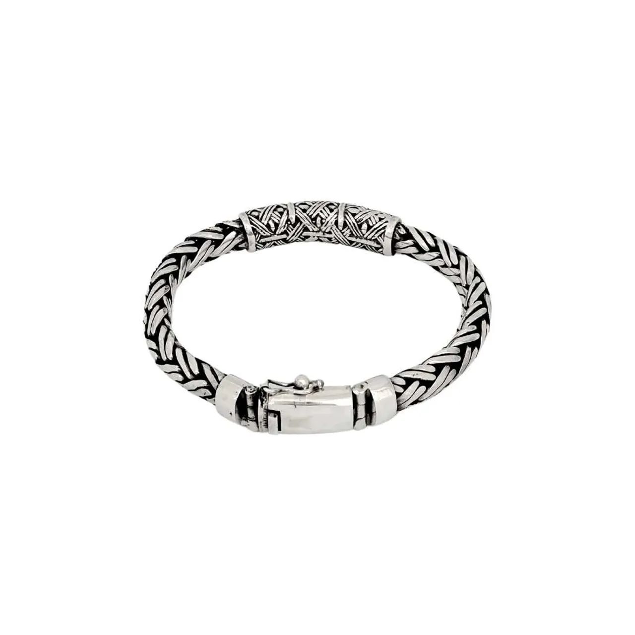 Pulseira Bali Prata 925 - 67g - Foto 2