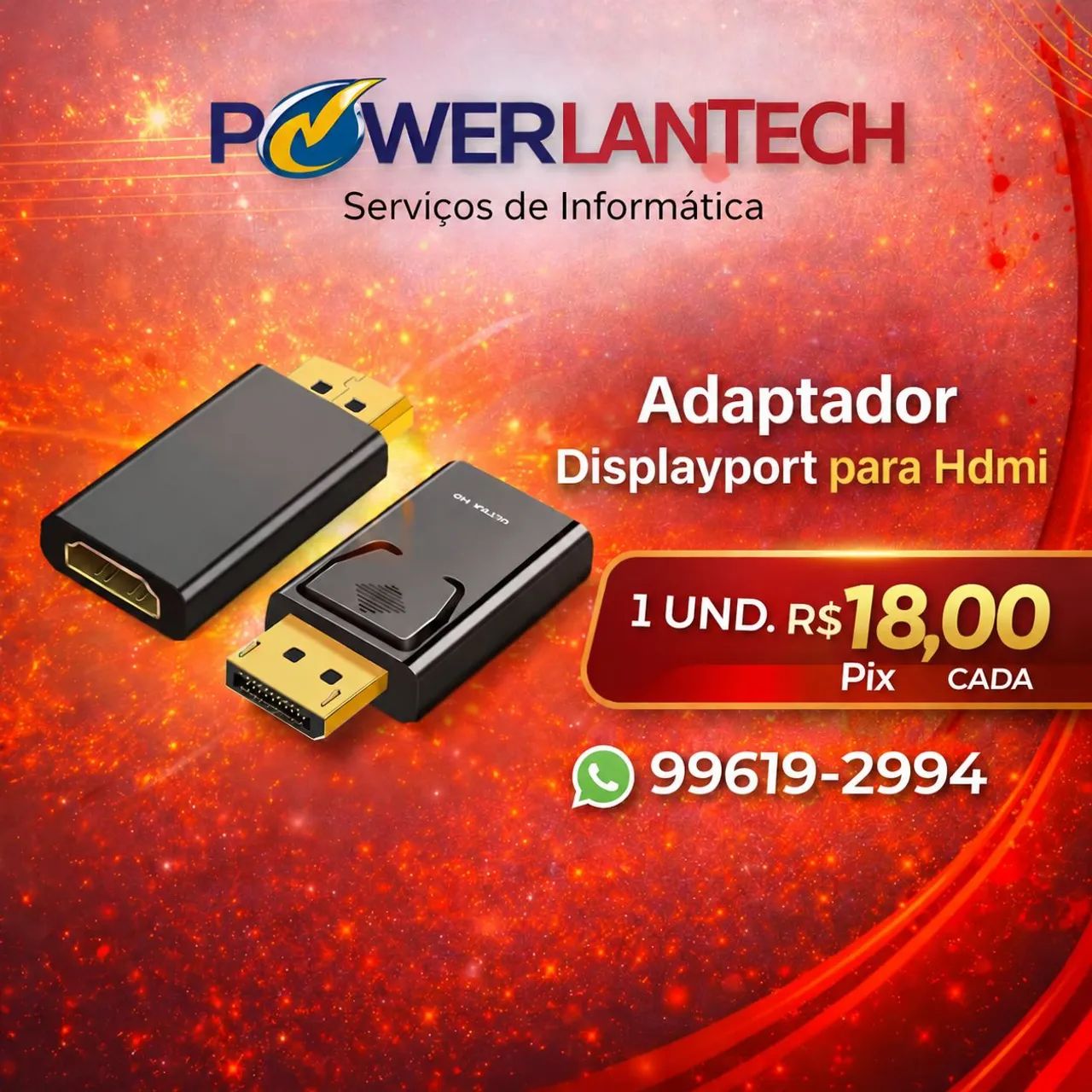 Adaptador Displayport para Hdmi