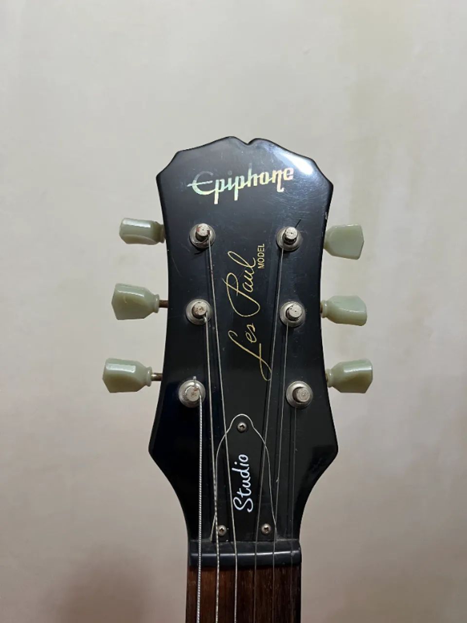 Guitarra Epiphone Les Paul Studio Wine Red - Foto 4