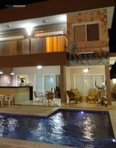 Casa Sobrado com 05 Suítes à venda, 455 m² por R$ 1.490.000 - Condomínio Belvedere - Cuiab - Foto 3