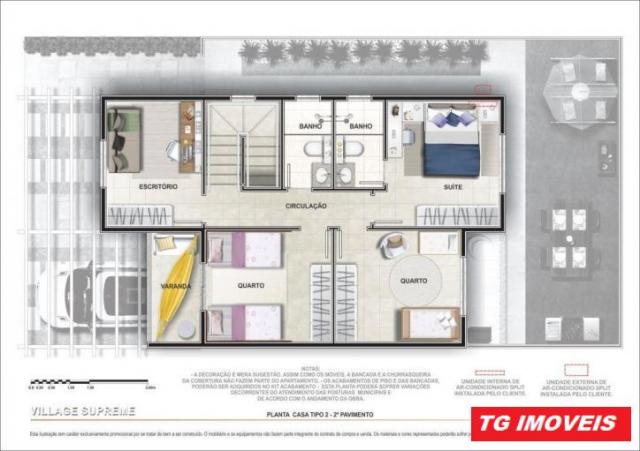 Casa condomínio entrada ate 60 vezes suite 2 vagas de garagem - Foto 17