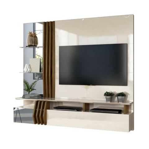 Painel Home Suspenso para TV 55" Bello 100% MDF - Foto 3