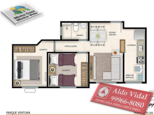 ARV132- Apartamentos Próximo as Praias da Serra - ES - Foto 19
