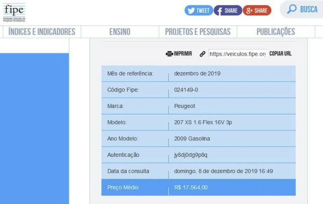 Peugeot 207 XS 1.6 Flex 16V 3p 2009 - Foto 7
