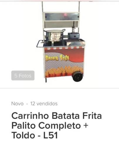 Carrinho de Batatinha frita