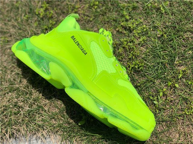 balenciaga verde fluorescente