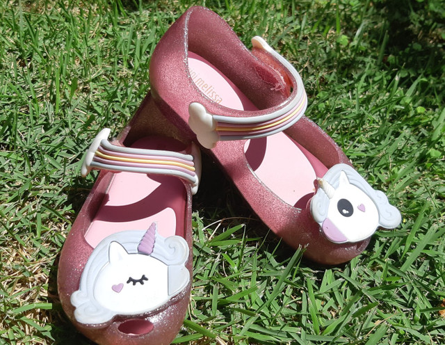 sapatilha melissa unicornio infantil