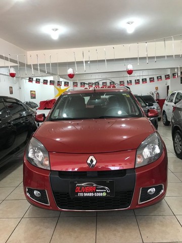 RENAULT/ SANDERO PRIVILEGE 1.6 FLEX COMPLETA ANO 2013/2014 COM APENAS 69.818 KMS