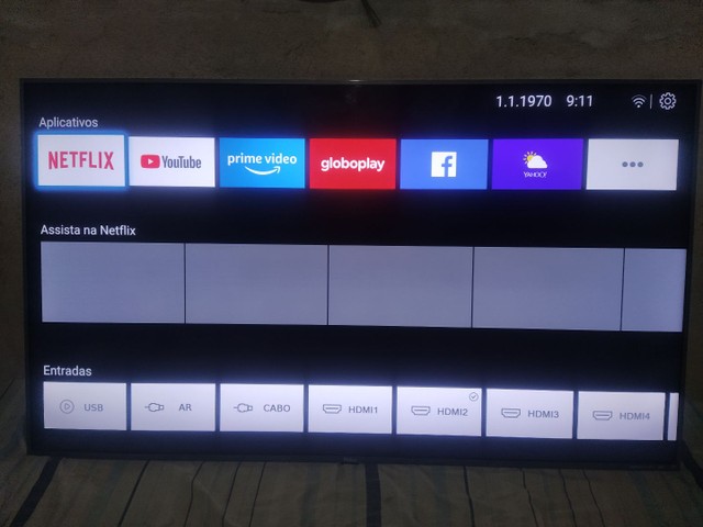 Tv 58 polegadas Philco pouco usada 4k smart Uhd