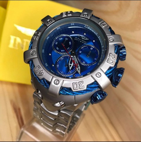 relogio invicta bolt prata