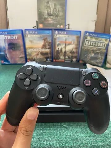 PlayStation 4 slim na caixa+2 controles especiais+jogos em 12X - Videogames  - Taguatinga Sul (Taguatinga), Brasília 1256076022