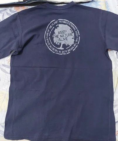Camisa malha algodao tamanho G estado de novas - Foto 5