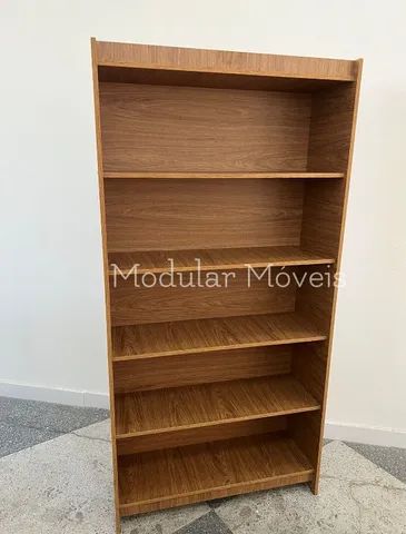 Balcão Caixa + Prateleiras - Amadeirado 100% MDF - Foto 3