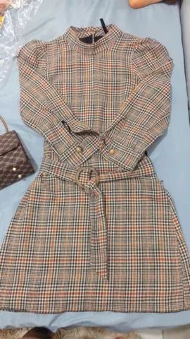 Vestido quadriculado