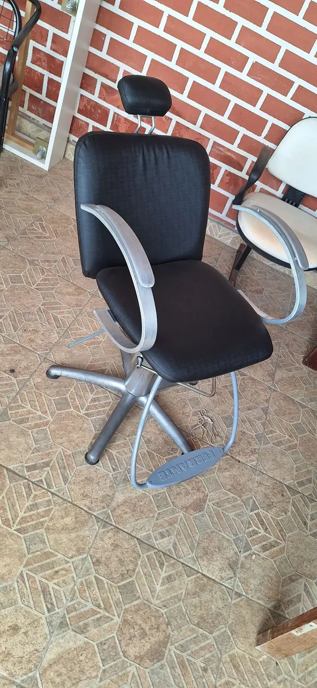Cadeira barbeiro reclinavel ferrante