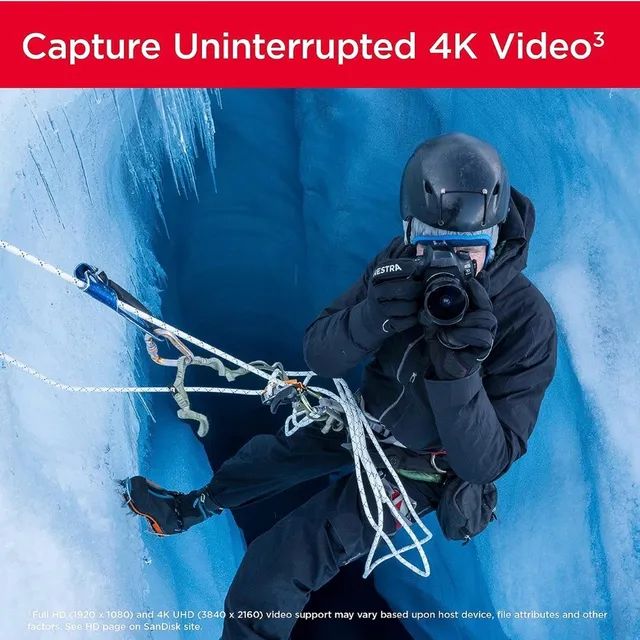 Cartão de memória Sandisk 128GB Extreme PRO 200MB/s - Foto 5