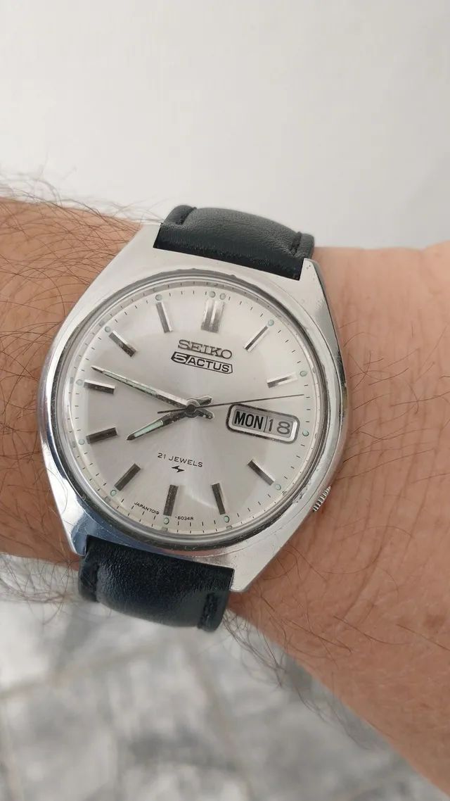 Rel gio antigo Seiko 5 Actus autom tico japon s anos 70 rel quia