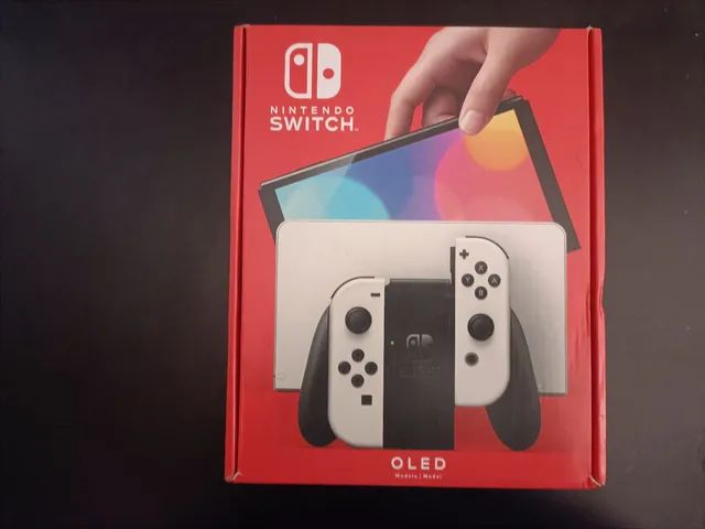 Console Nintendo Switch OLED 64gb Branco - Cadê Meu Jogo