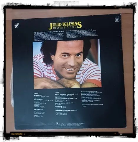 LP Vinil: Julio Iglesias - Momentos  - Foto 2