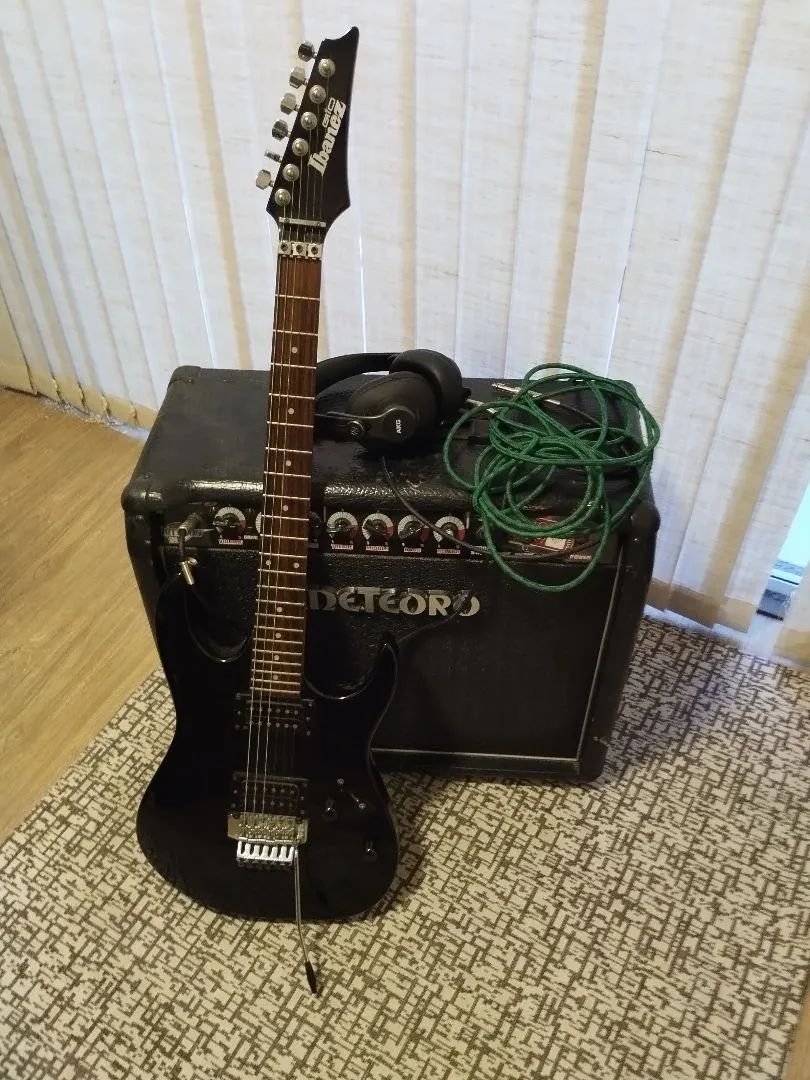 KIT GUITARRA CAIXA E FONE 