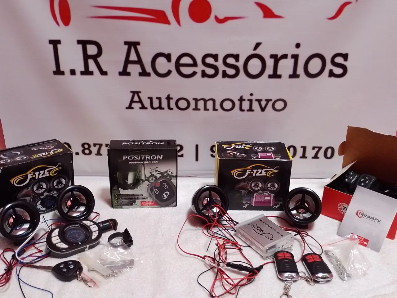 Som com alarme bluetooth pra moto aceito cartão! - Foto 4