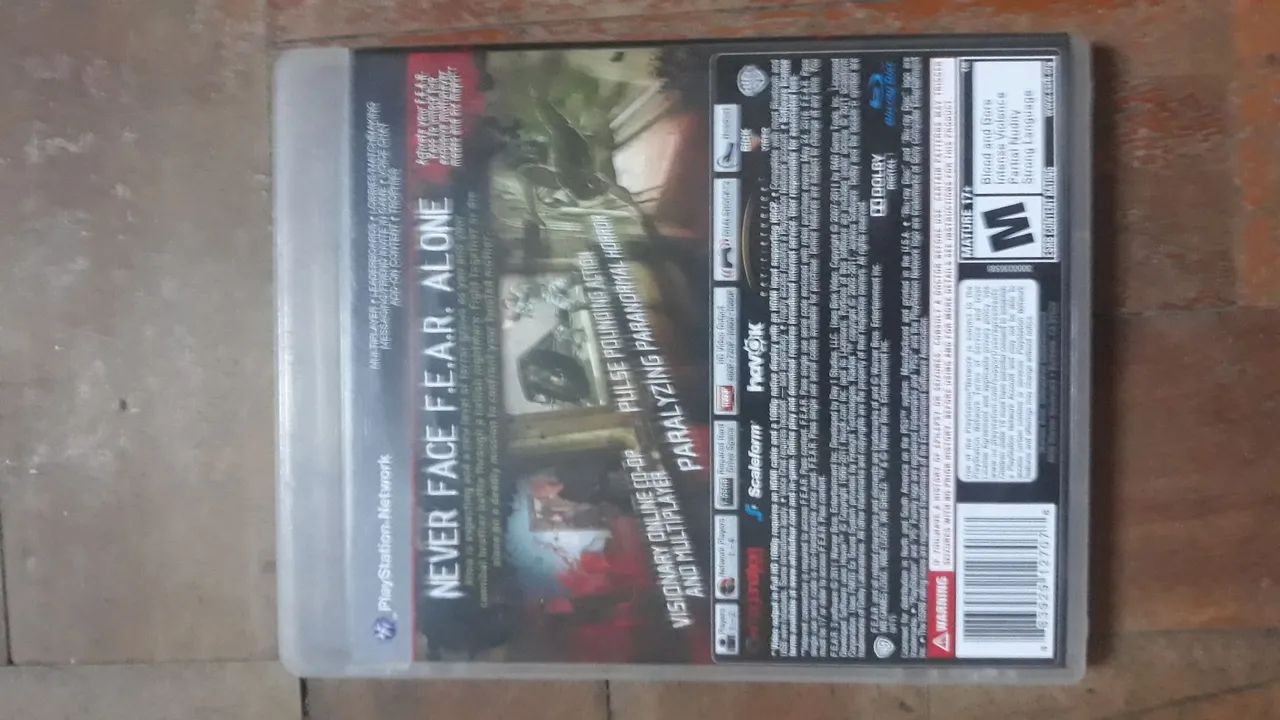 F.E.A.R 3 PS3 Midia física com manual - Foto 2