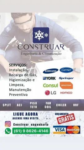 LIMPEZA E MANUTENÇÃO DE AR-CONDICIONADO