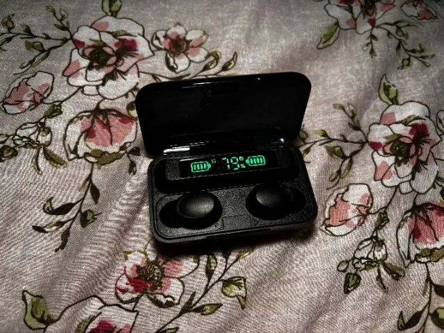 Fone Sem Fio e PowerBank F9 com Painel de Bateria - Novo! - Foto 4