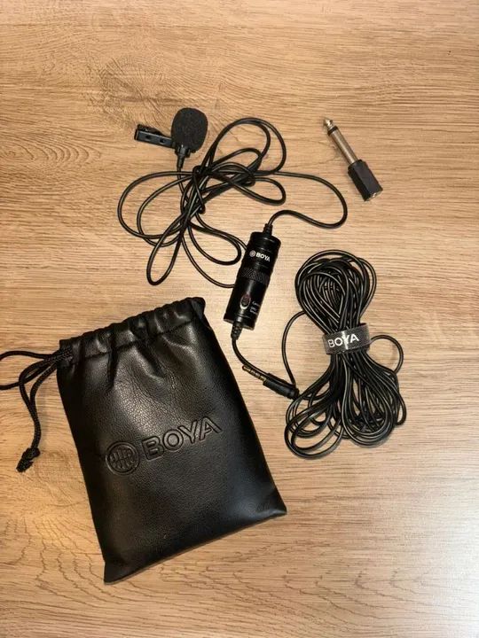 Microfone de Lapela Boya (usado) - Foto 2