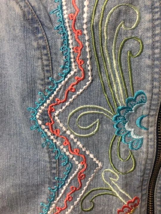 Blusa jeans tipo colete (P) - Foto 2
