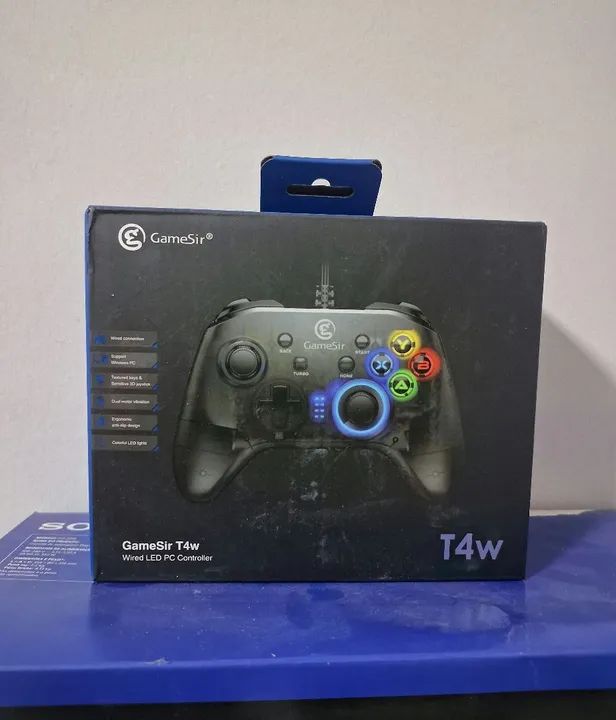 Promoção Controle Gamesir T4W Led Novo