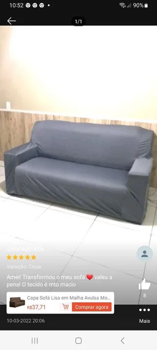 Capa para Sofá kit 2 e 3 Lugares  - Foto 2