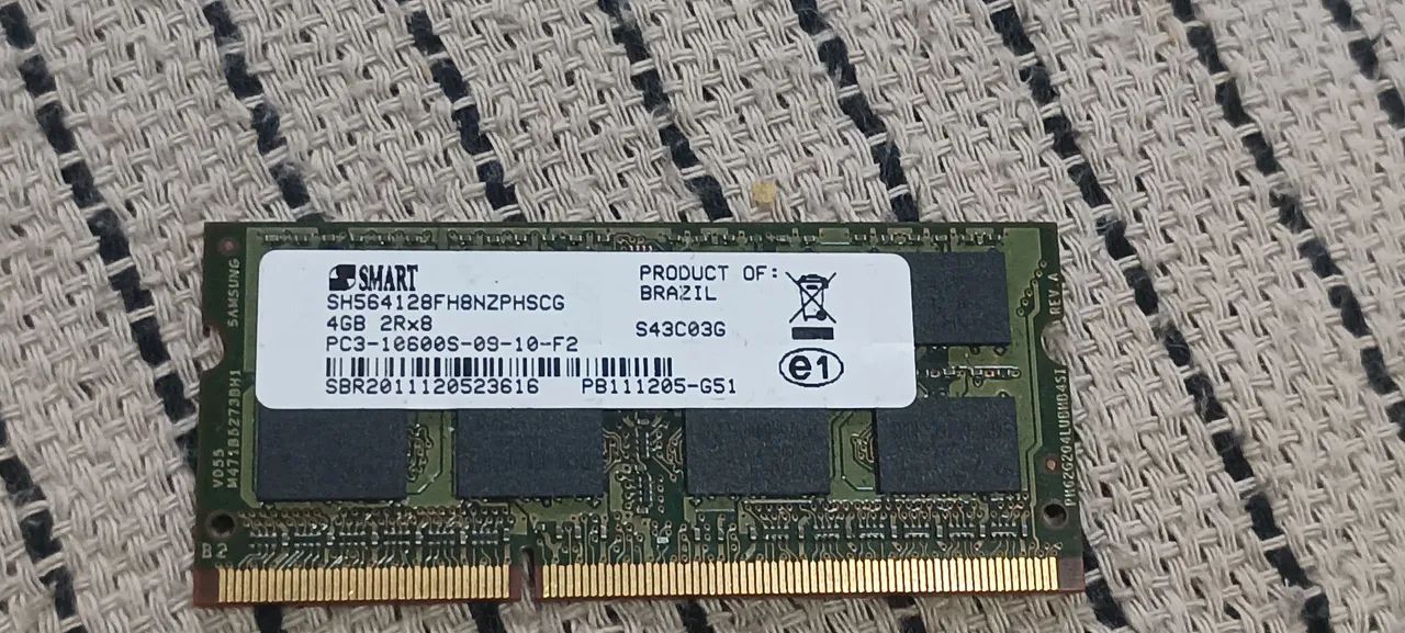 Memória RAM 4GB DDR3 notebook TEM CONVERSA 