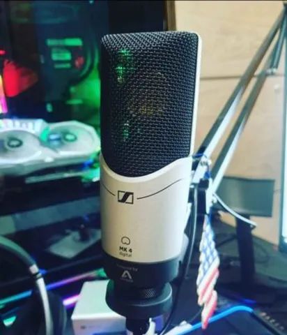 Microfone condensador Caridióide USB Sennheiser mk4 Digital