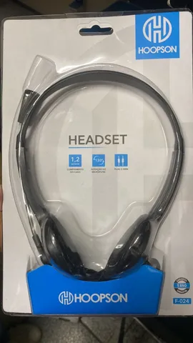 kit 28 unidades de headset hoopson f 024 ! fones para telemarketing ! novo