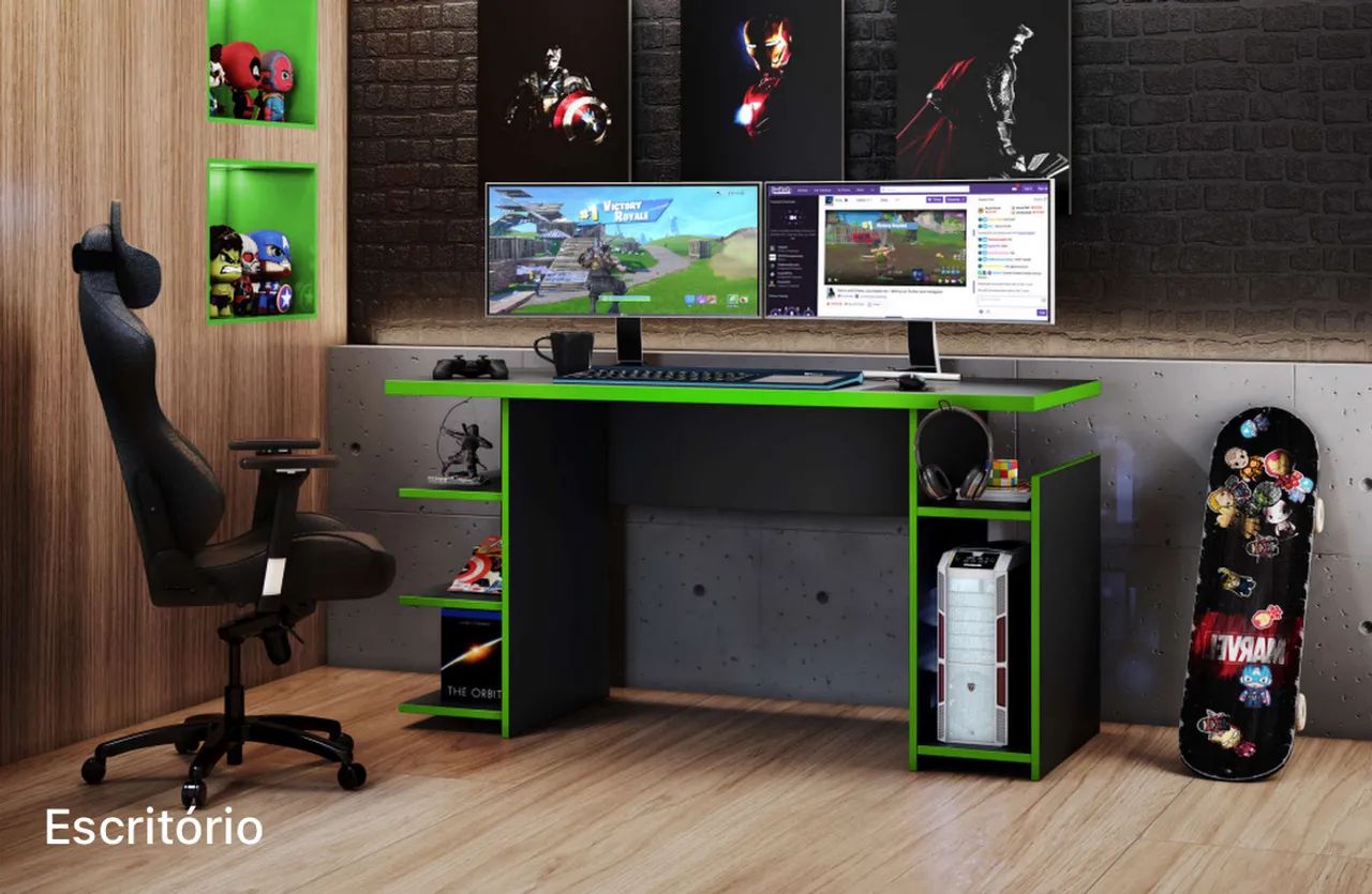 Mesa Gamer Rubi t433 - Foto 2