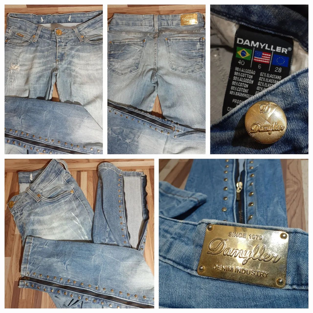 2 Calças Damyller Stretch 40