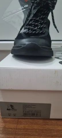 sneaker snow black, schutz, couro, 36, usado 1 vez - Foto 4