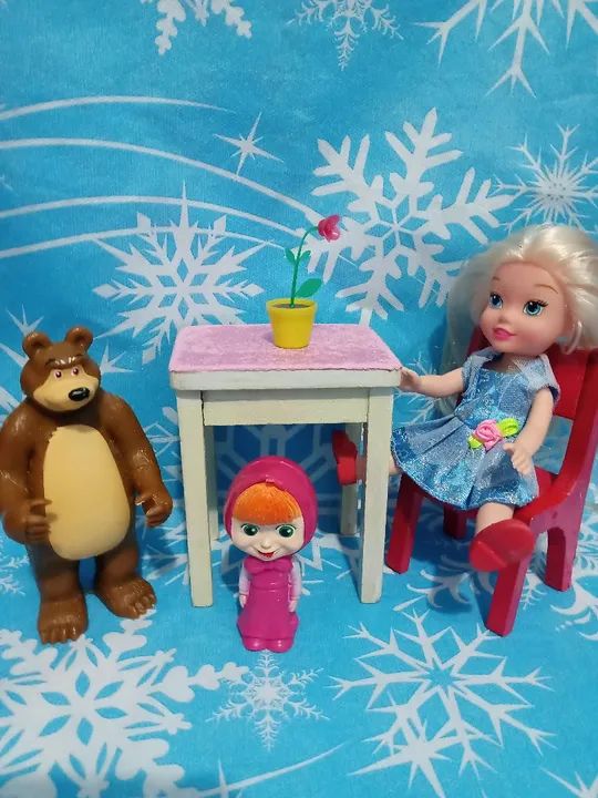 Lote  Brincando de Casinha! Urso marha  - Foto 4