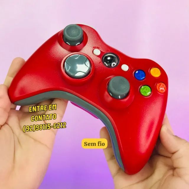 Controle Xbox 360 Sem Fio Wireless-Entregas 9h as 22h - Foto 2