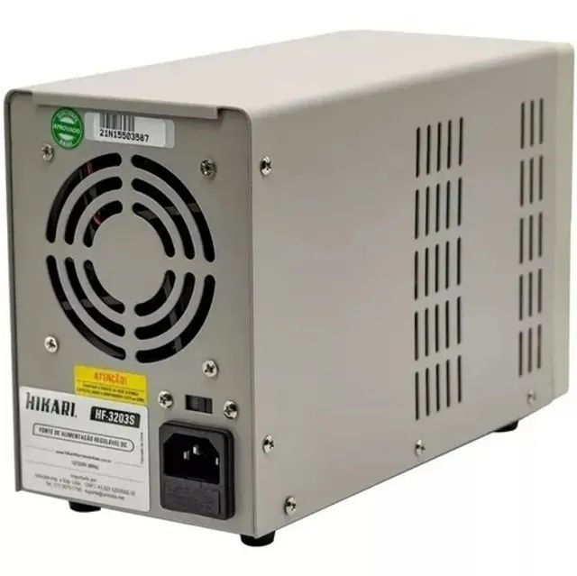 Muito Nova - Fonte de Bancada e Alimentação Ajustável Hikari HF-3203S - Foto 3
