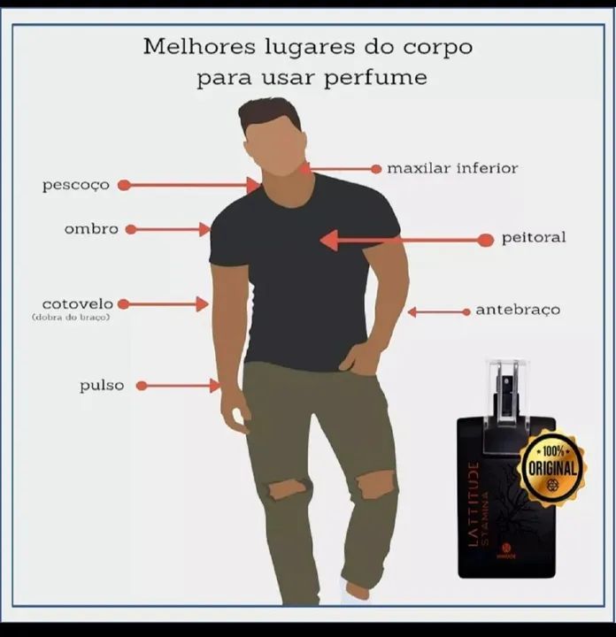 Perfume Masculino Latitude Stamina Hinode - Novo - Foto 3