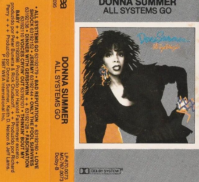 Donna Summer - All Systems Go (Cassette, , Stereo Country: Brazil Released: 1987